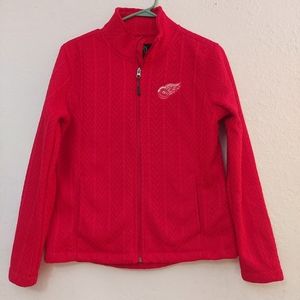 G111 Detroit Red Wings womens crossover full zip